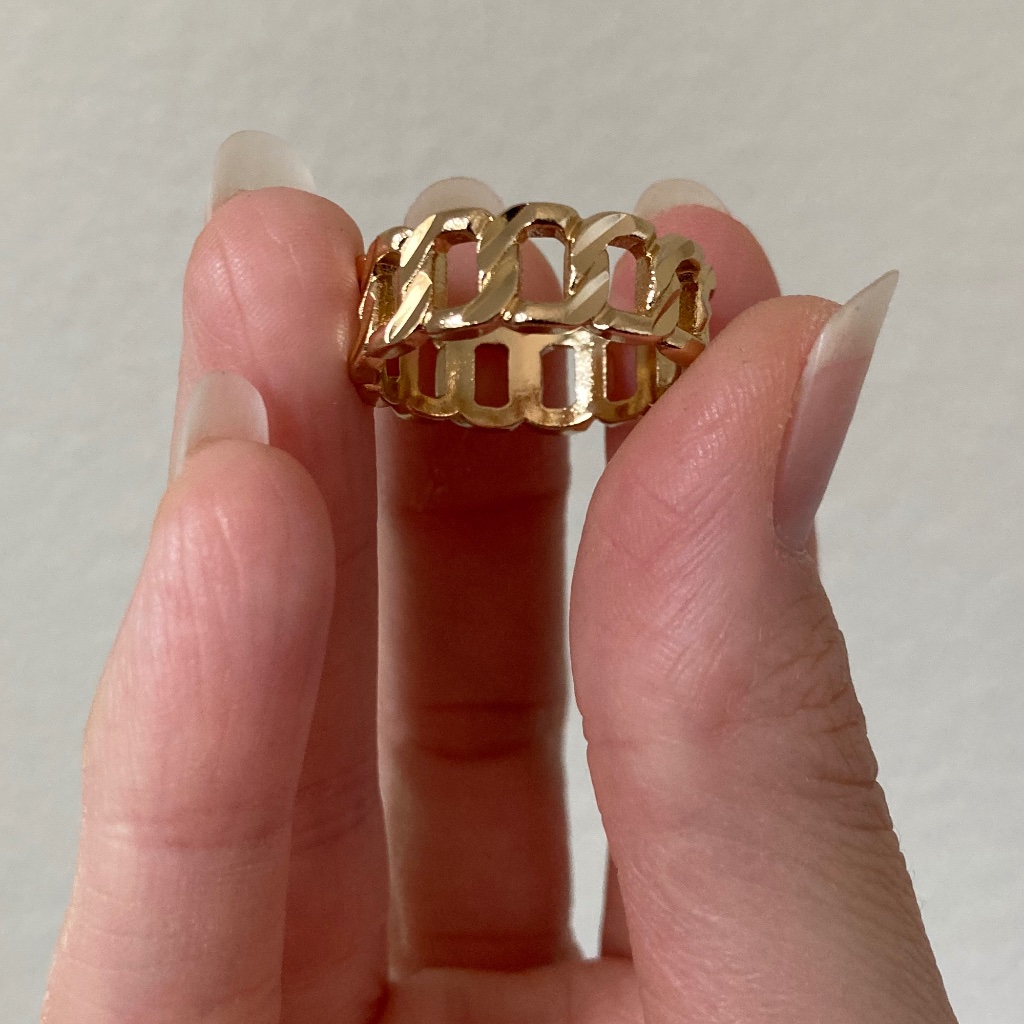 New Vanessa Mooney The Chain Link Ring 20$